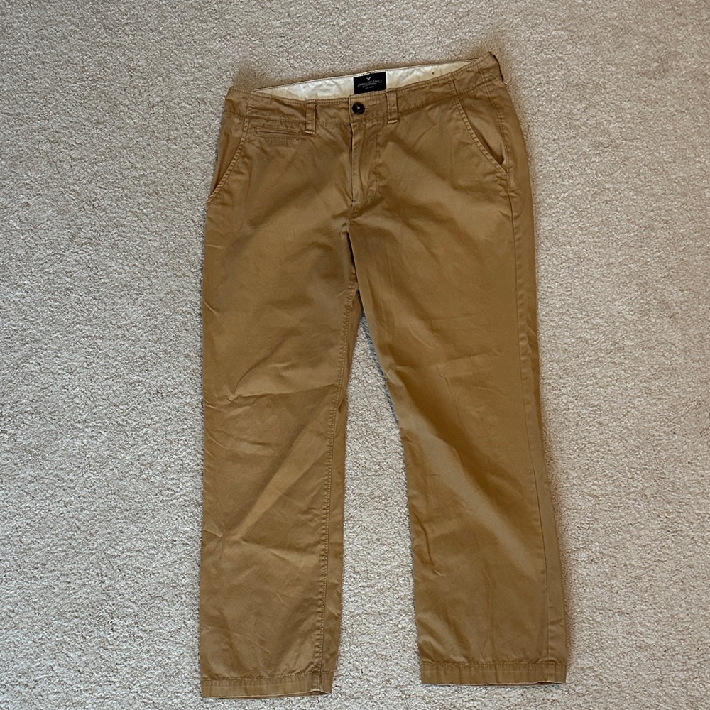 American Eagle Tan Men's Chino Pants